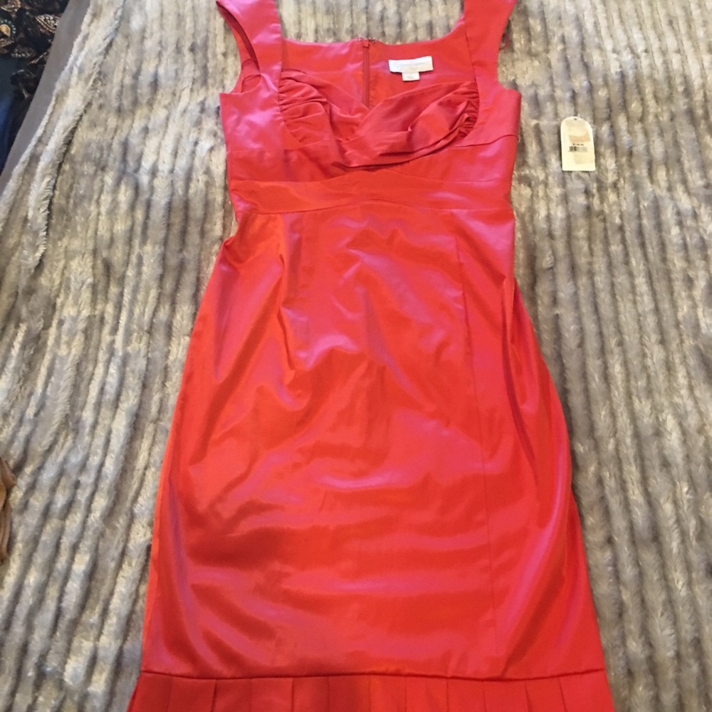 Jessica Simpson Orangey/Red Dress NWT 2